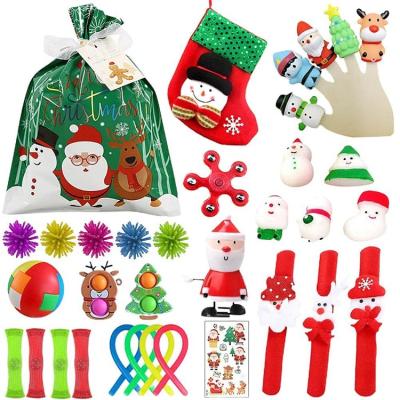 China >Hot Sale Children's Toys Mystery Box Stirring Person Toys Stir Advent Calendar 2021 Christmas Calendar For Kids for sale