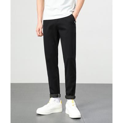 China 2022 viable high quality young fashion twill men's casual straight pants comfortable and soft men's pants new popular cotton for sale