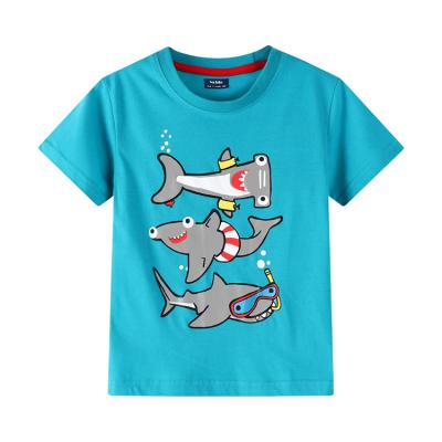 China Comfotable New Design Summer High Quality Customized Cotton Printing Comfortable Children's Clothing Kids Clothing Boys T-shirt for sale