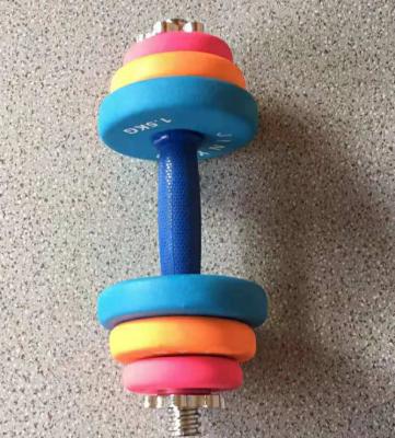 China Plastic Dip In Dumbbell OEM Wholesale Women Used Portable Vinyl Dipped / Colorful Hex Yoga 15kg 20kg 25kg 30kg Neoprene Coated Dumbbell for sale