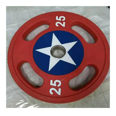 China Plastic Dip In Dumbbell America Top Quality Captain 2.5-25Kg Home Gym Barbell Plate Barbell Straps for sale