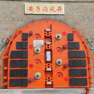 China energy & Anti KFM Air Shaft Self Impact Mining Coal Mine High Utilization Supply Equipment Mine Safety Explosion Proof Door Restoring Door for sale