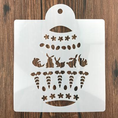 China Plastic PET Cake Stencil Template DIY Template DIY Stencil Spray Decoration for sale