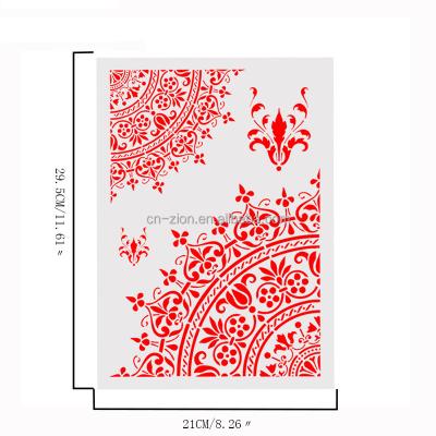 China 2018 Newest 2018 Size A4 Size Plastic DIY Drawing Stencil PET Material Spray Painting Wall Template for sale