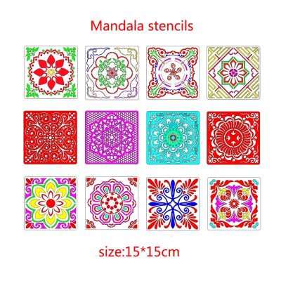 China DIY Mandala Stencil Craft Template Painting Stencils for Floors and Wall for sale