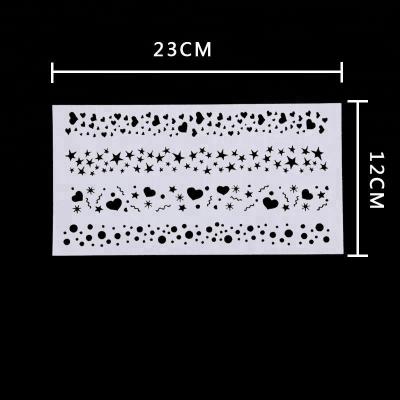 China 23*12cm DIY Caliber Tool Spray Baking Gear Die Pads Template Stencil for sale