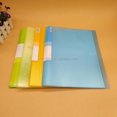 China With High Quality Triangle Pocket 2017 FC Size Black PP Plastic Folder For Office for sale