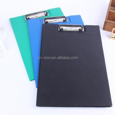 China Office/School A4 Size Plastic Paper Double Stationery/Single Clipboard with Metal Clip for Office for sale