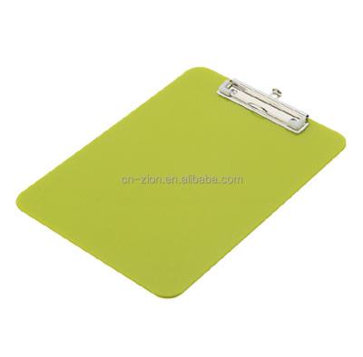 China Custom A4 Size Stationery Single Sided PP Clip Board Eco - Friendly Office / School Factory for sale