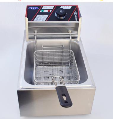 China Restaurant Sales Commerical Deep Electric Stainless Steel Hot Single Cylinder Crisps Fryer for sale