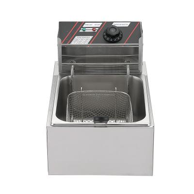 China Outdoor Temperature Control Stainless Steel Fried Chicken Commercial Electric Deep Fryer Machine for sale