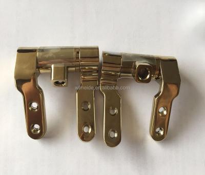 China New Design Quick Release Gold Color Soft Close Toilet Seat Hinges for sale