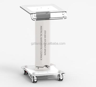 China Eco-friendly Wholesale Cheap Acrylic Facial Trolley Furniture SPA Beauty Salon Trolley Eco-friendly Equipment for sale