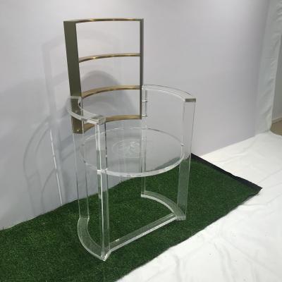 China New Design Modern Acrylic Designer (Other) Adjustable Dining Chairs for sale