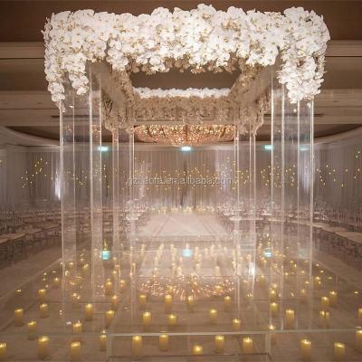 China Wedding Acrylic Wedding Decoration Arch For Event Party for sale