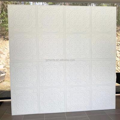 China Wedding Wedding Decoration Acrylic Backdrop White For Event Party for sale