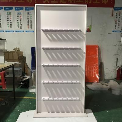 China Eco-friendly Custom Modern White Acrylic Champagne Wall Rack Wedding Event Party Decoration for sale