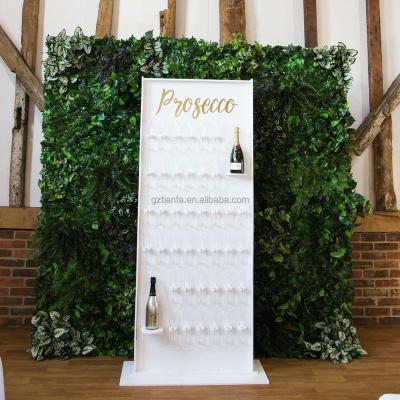 China Wholesale Customized Modern White Shape PVC Champagne Acrylic Wall To Wedding Decoration for sale