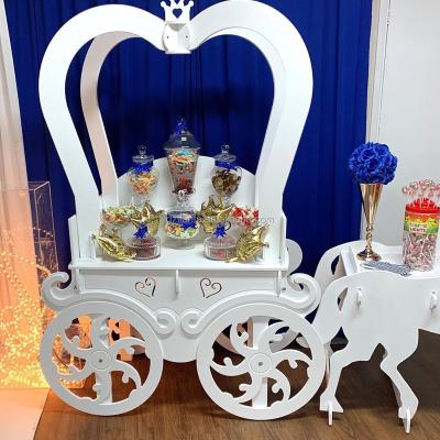 China Wedding Wedding White Acrylic Candy Mini Rattan Juicer Bar Cart For Sale for sale