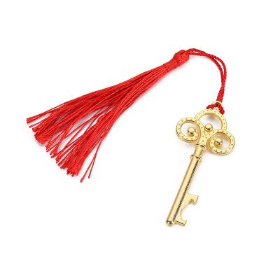 China High quality luxury alloy corkscrew tassel for key fob chain for sale for sale