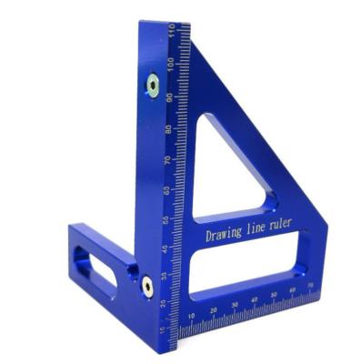 China Woodworking Tool Woodworking Ruler Spuare Layout Miter Triangle Ruler 45 Degree Metric 90 Degree Gauge Fincel Gauge Tools wWoodworking Tools for sale