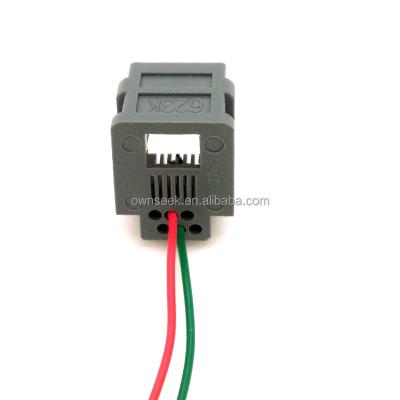 China audio & Telephone jack 623k 2c video cable connector rj11 plug 623k for sale