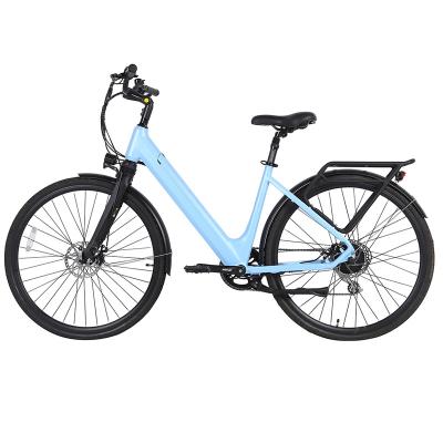 China New design 700C aluminum alloy 36V 250W 350W electric bicycle lithium battery city electric bike for adult for sale