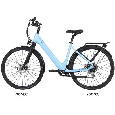 China Aluminum alloy 700C 36V 250W 350W lithium battery cycle city electric bicycle electric aluminum alloy electric bicycle for sale