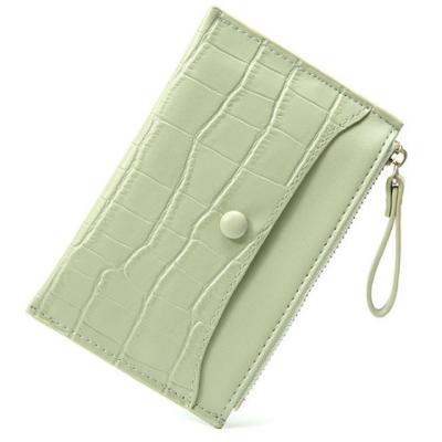 China Fashion New High Quality Women Wallet Soft PU Leather Female Wallets Mini Card Holder Coin Purse Shorts Small Purse Zipper for sale