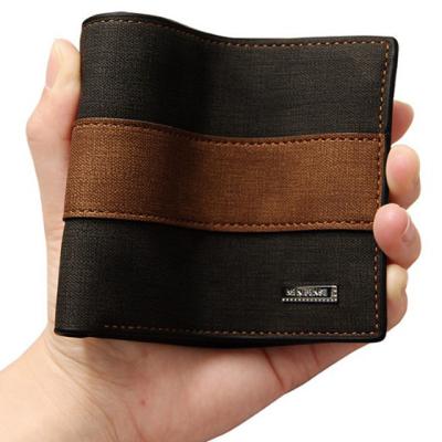 China New Small Anti-theft Wallet Men's Wallet RFID Holder Bifold Purse For Men Male for sale