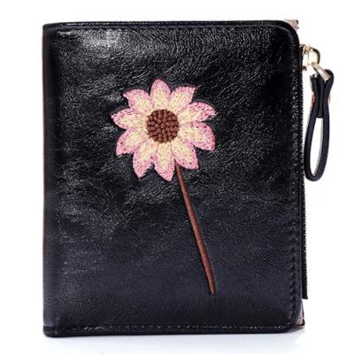 China New Waterproof Wallet Women Purses Fashion Solid Color Tassel Mini Female Card Bag Purse Short Women Women Purses for sale