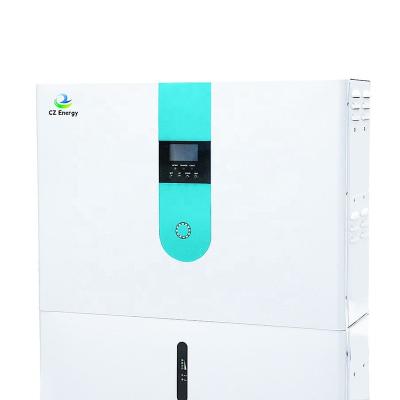 China Wall Mounted Type C 5kw/10kw Household Energy Storage System Energy Storage Lithium Battery Solar Inverters for sale