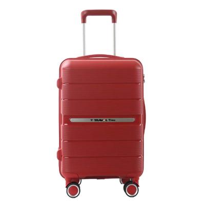 China Business/Travel Factory price wholesale 3 PCS double wheels PP carry on suitcase travel luggage set for sale