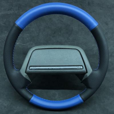 China Sports Microfiber Leather Lada Steering Wheel Cover For Lada 2114 2001-2013 2108 1998-2005 2115 1998-2012 Wholesale Price LS-38 for sale