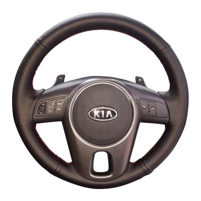 China Sports Steering Wheel Cover For Kia Forte 2010-2013 Rio 2009-2011 Soul 2009-2014 Wholesale Price From You for sale