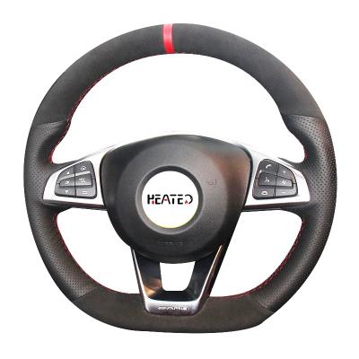 China Sports Steering Wheel Cover For Mercedes Benz C200 C250 C300 B250 B260 A200 A250 Sport CLA220 Wholesale Price From You for sale