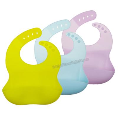 China Easy To Clean Resin Baby Bib Printed Custom Logo Waterproof Toddler Silicone for sale