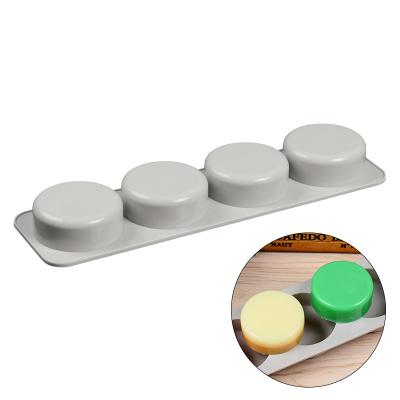 China Viable Custom Round 3d Silicone Soap Molds , Silicone Molds For Soap for sale