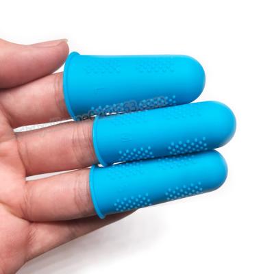 China 2019 New Product Water Proof Reusable Finger Tip Cradles Gloves Silicone Finger Protector For Finger Typing Cover for sale