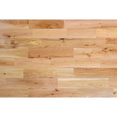 China Retro Real Traditional Delin 15mm Thickness Smooth Chinese Oak Wood Solid Flooring for sale