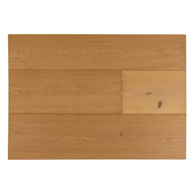 China Delin Traditional High Quality Dark Yellow Hardwood Oak Engineered Wood Flooring for sale