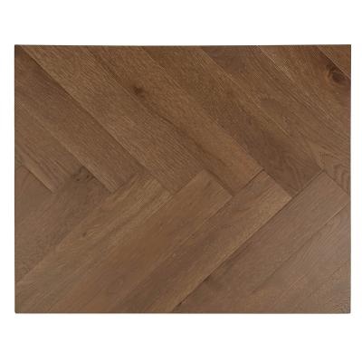 China Solid Natural Wooden Born Gray Parquet Flooring Easy To Clean Traditional Fish Born&herring for sale