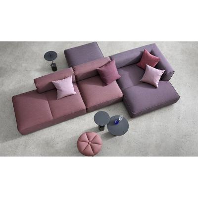 China YASITE Very Soft Sectional Modular Sofa Lounge Purple for sale