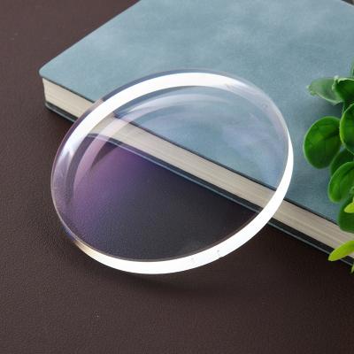 China Single Vision 1.60 HMC+ EMI Green Blue Coated Blue Cut Lens ARCLI and MR-8 Optical Lens Material for sale