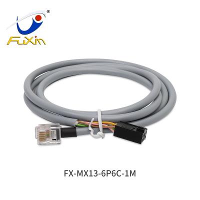 China Round RJ12 cable with connector FX-MX13-6P6C-1M for sale