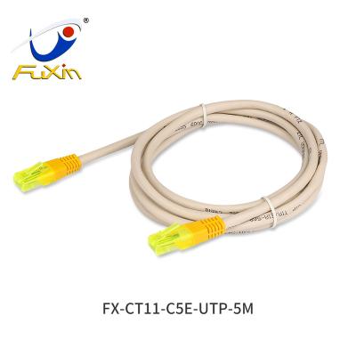 China Cat5e Cat5e Wired Network Cable Patch Cord/Cat6/Cat7/Cat8 UTP Cable FX-CT11-C5E-UTP-5M for sale