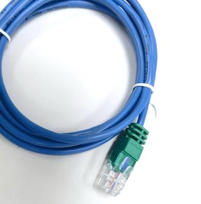 China Cat5e UTP computer use RJ45 connector PVC jacket copper wire cat5e cat6 UTP ftp network cable indoor patch cord for sale