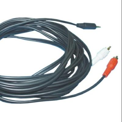 China Low Price Brand New FX-DV11D-5M Double Shielded RCA Cable Audio Male Speaker to 3.5mm Male to Aux Cable. of 2 RCA for sale