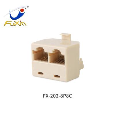 China One Tool Two Electrical Male Telephone Female Adapter To RJ11 / RJ45 Adapter for sale