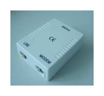 China Batch Size FX-US04-F4 ADSL Splitter Network ADSL RJ11 Telephone Voice Modem Splitter FX-US04-F4 for sale